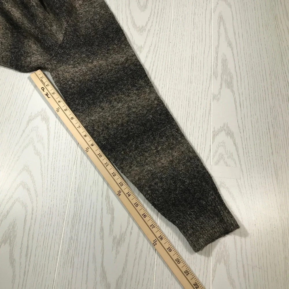 Banana Republic Soft Sweater Men XL Striped Polyester Linen Wool Crewneck Preppy